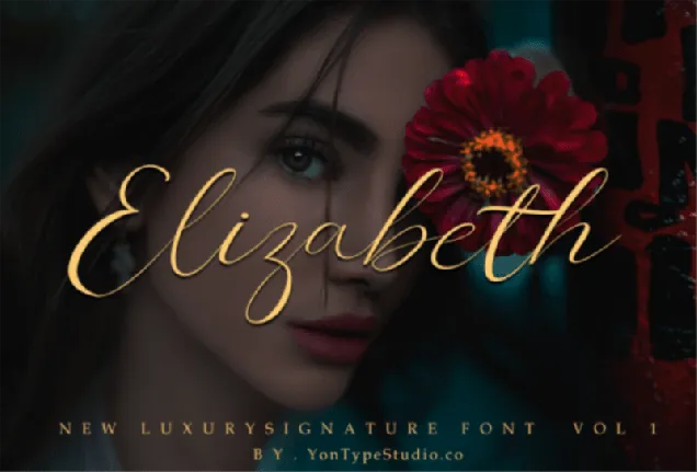 Elizabeth Luxury Signature font