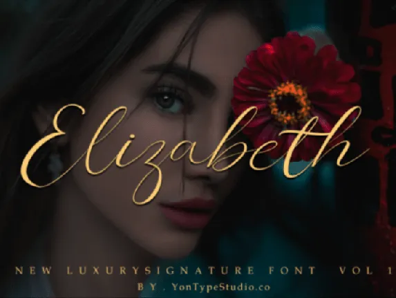 Elizabeth Luxury Signature font