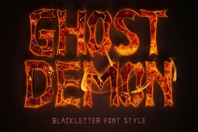 Ghost Demon font