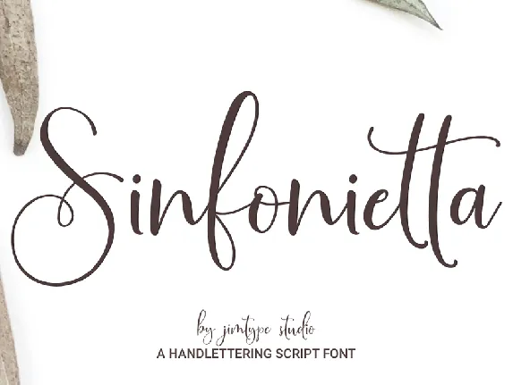 SinfoniettaPersonalUseOnly font