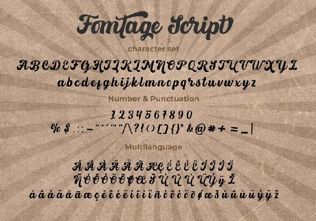 Fomtage font