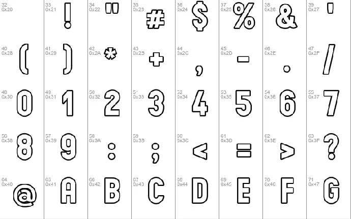 PostBus font