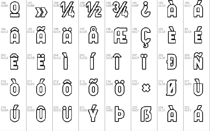 PostBus font