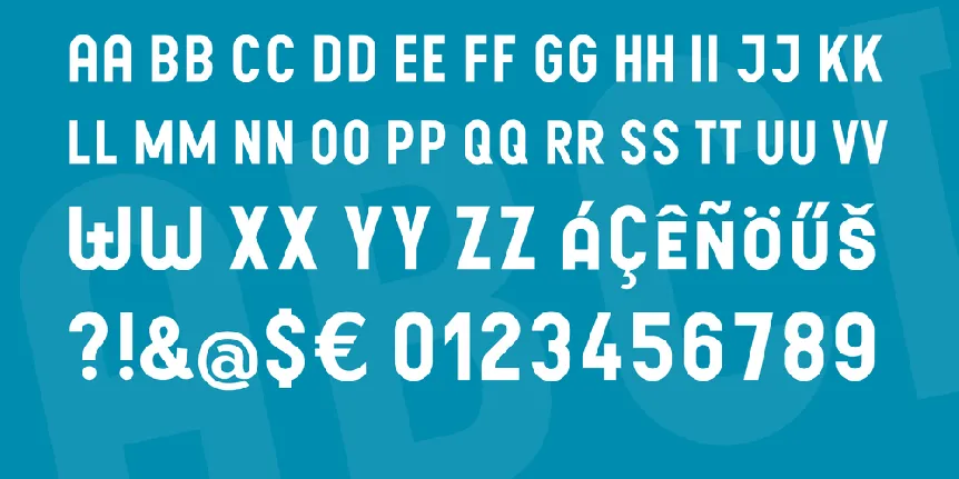 PostBus font