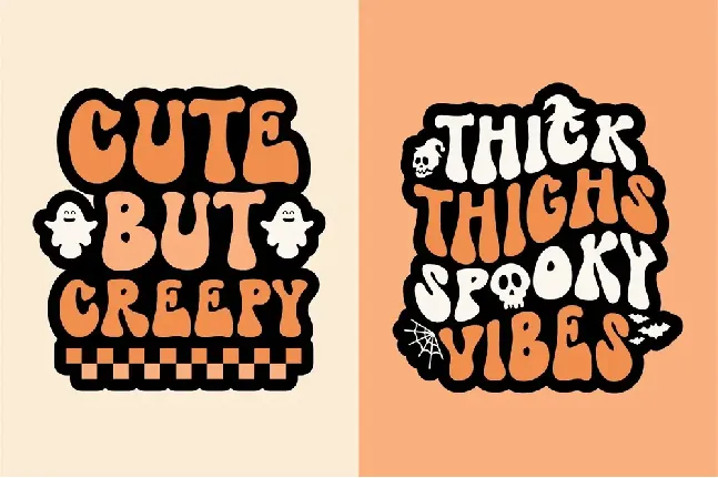 Spooky Retro font