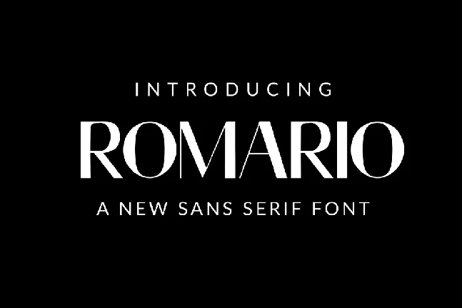 Romario font