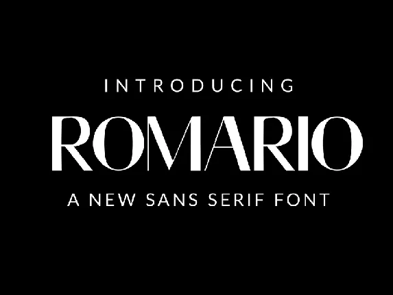 Romario font