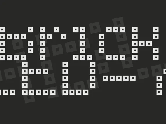 Brick LED-7 font