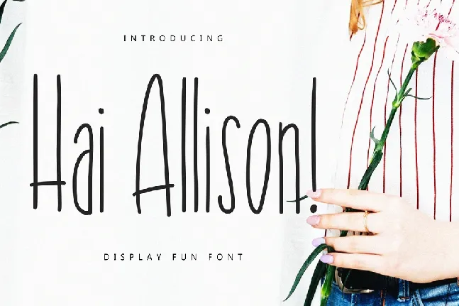 Hai Allison font