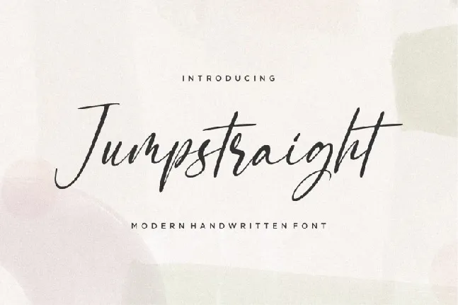 Jumpstraight font