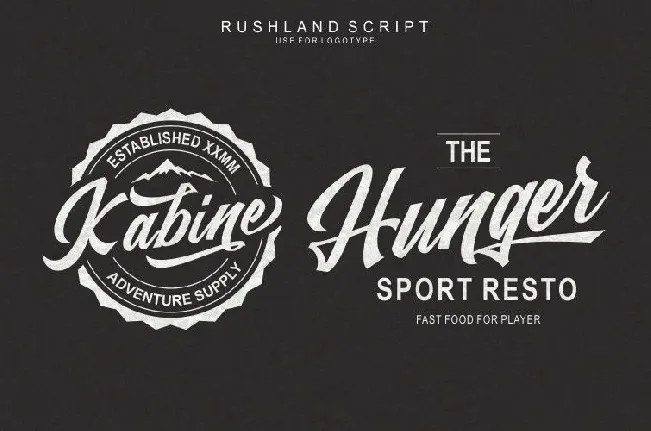 Rushland Scripts Calligraphy Brush Style font