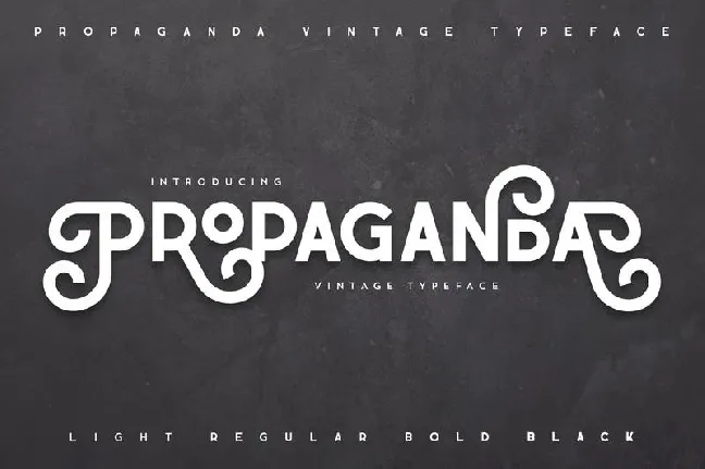 Propaganda font