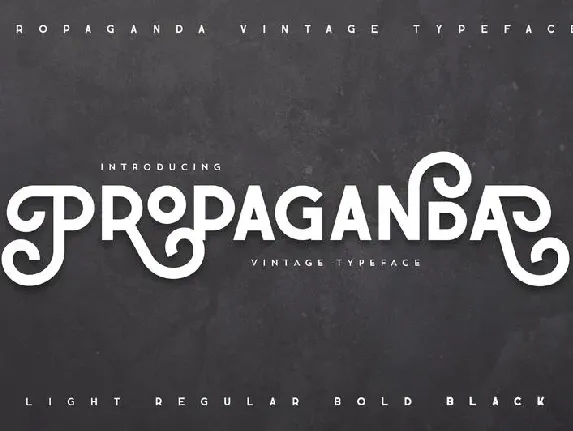 Propaganda font