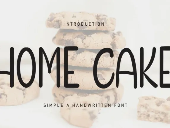 Home Cake Display font