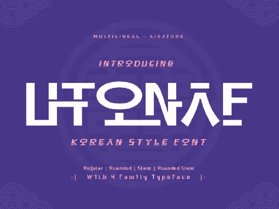 UTONAF Trial font