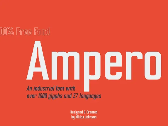 Ampero Family font