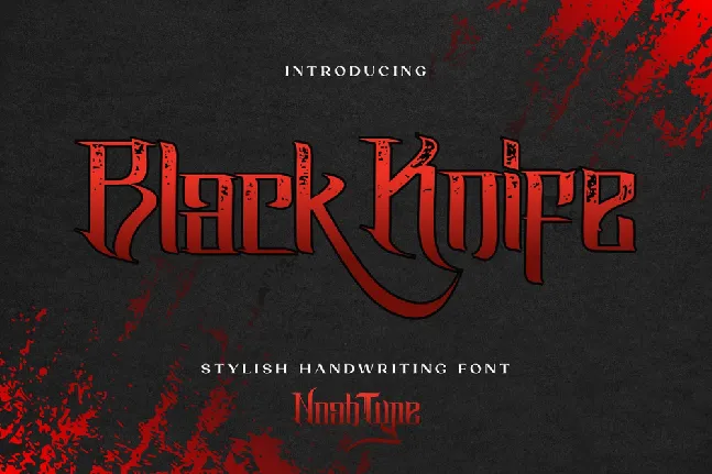 Black Knife Demo font