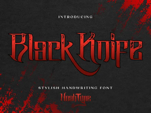 Black Knife Demo font