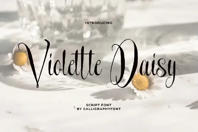 Violette Daisy Demo font