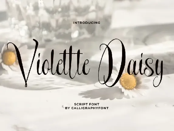 Violette Daisy Demo font