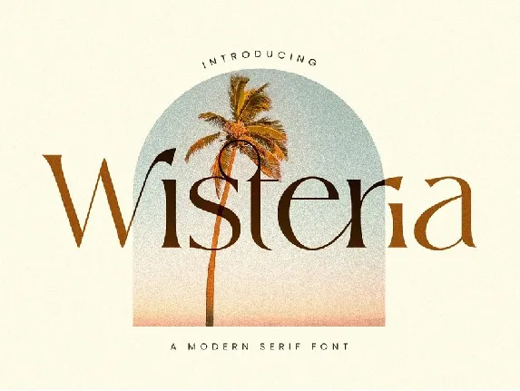 Wisteria font