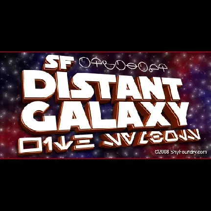 SF Distant Galaxy font