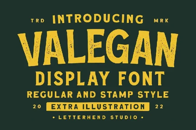 Valegan font