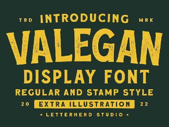 Valegan font