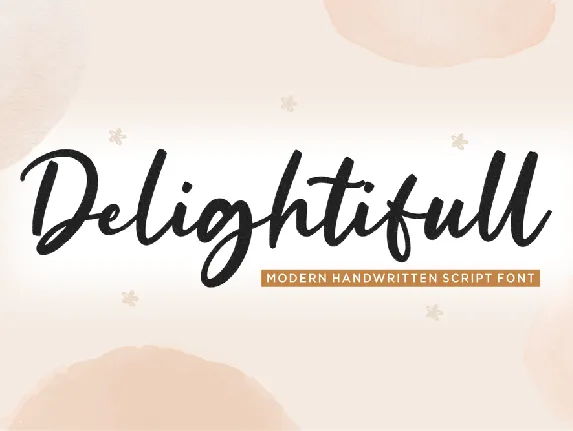 Delightifull font