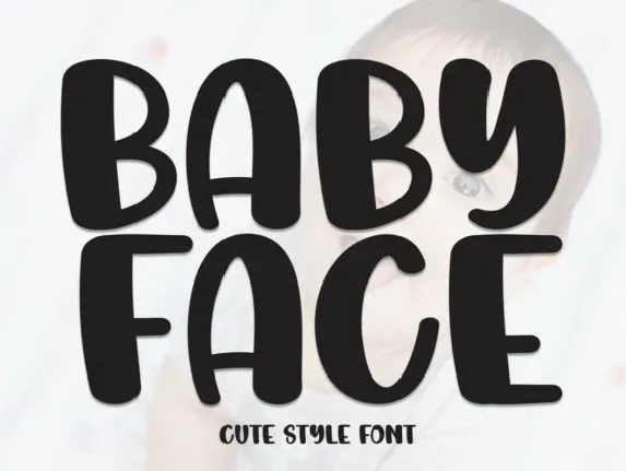 Baby Face Display Typeface font