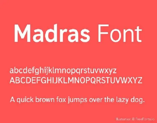 Madras Free font