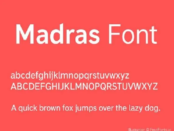 Madras Free font