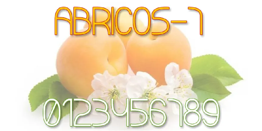 ABRICOS 7 font