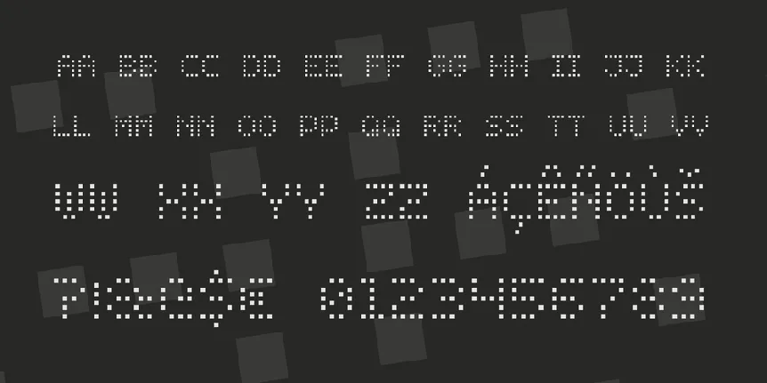 Dot Digital-7 font