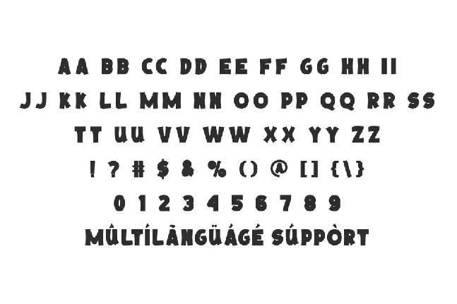 Surprisedmonkey font