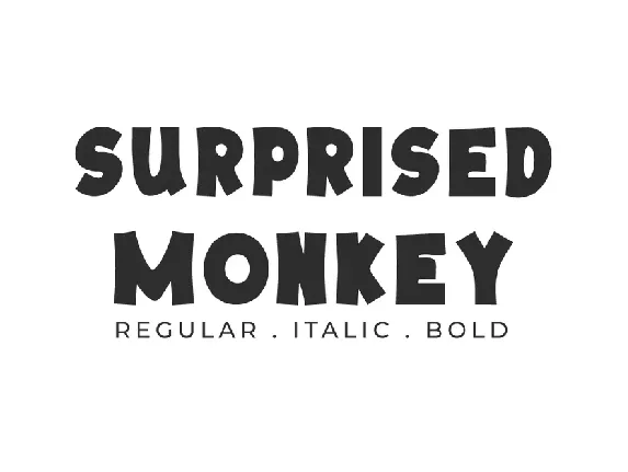 Surprisedmonkey font