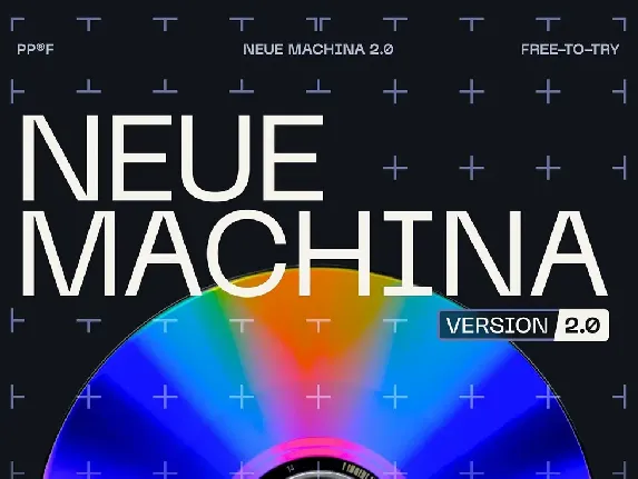 Neue Machina v2.0 font