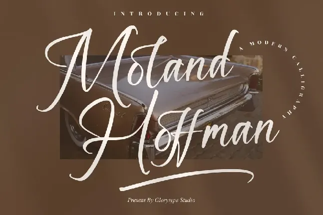 Moland Hoffman font