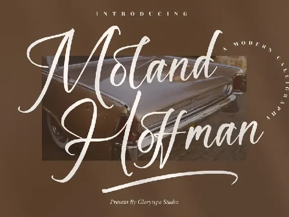 Moland Hoffman font