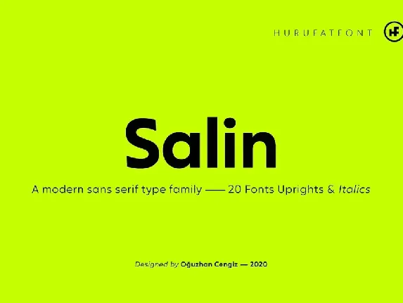 Salin Family font