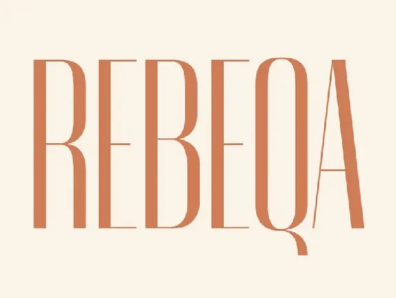 Rebeqa font