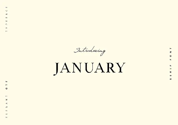 January font