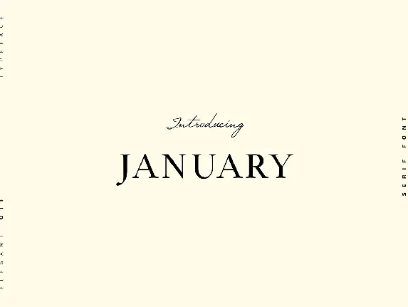 January font