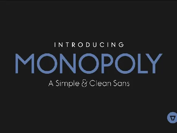 Monopoly Sans font