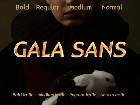 Gala Sans font