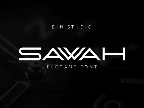 Sawah font