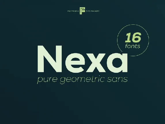 Nexa font