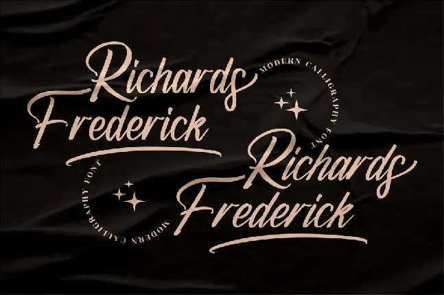 Richards Frederick font