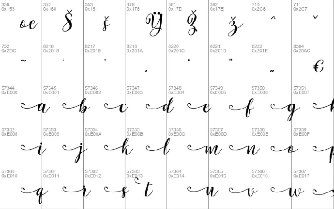 Malaka Script font