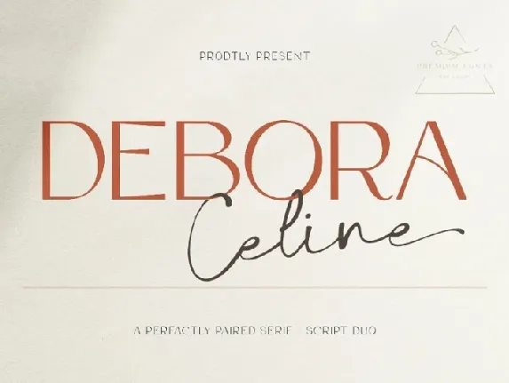 Debora Celina Duo font